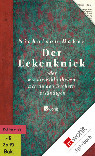 Nicholson Baker: Der Eckenknick