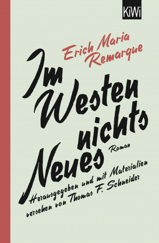 E.M. Remarque: Im Westen nichts Neues