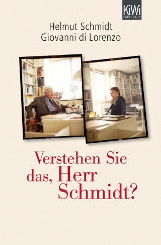 Helmut Schmidt, Giovanni di Lorenzo: Verstehen Sie das, Herr Schmidt?