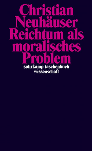 Christian Neuhäuser: Reichtum als moralisches Problem