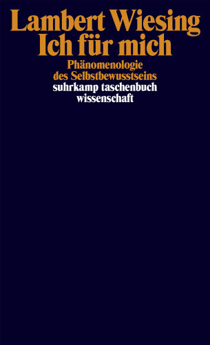 Lambert Wiesing: Ich für mich