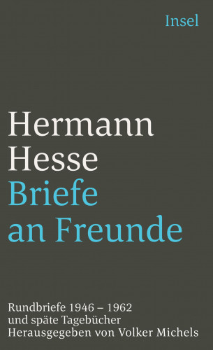 Hermann Hesse: Briefe an Freunde