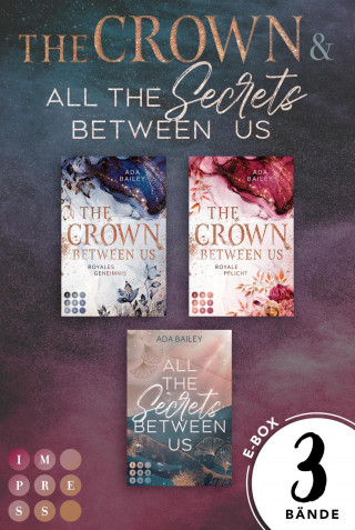 Ada Bailey: The-Crown-Between-Us-Mega-E-Box: Beide Bände inklusive des Spin-off-Romans (Die "Crown"-Dilogie)