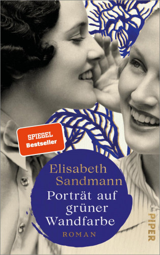 Elisabeth Sandmann: Porträt auf grüner Wandfarbe