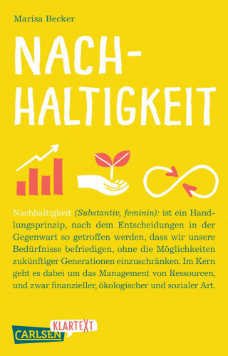 Marisa Becker: Nachhaltigkeit (Carlsen Klartext)