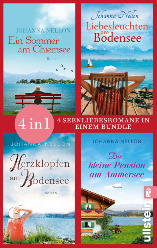 Johanna Nellon: Ein Sommer am Chiemsee // Liebesleuchten am Bodensee // Herzklopfen am Bodensee // Die kleine Pension am Ammersee