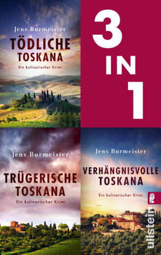 Jens Burmeister: Professor Tiefenthal ermittelt – Band 1-3 der beliebten Toskana-Krimireihe