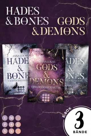 Anna Lukas: Hades & Bones: Die hochspannende Romantasy-Reihe inklusive Spin-Off in einer E-Box!