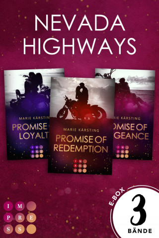 Marie Kärsting: Nevada Highways: Nevada Highways: Die knisternde Biker Romance-Trilogie in einer E-Box!