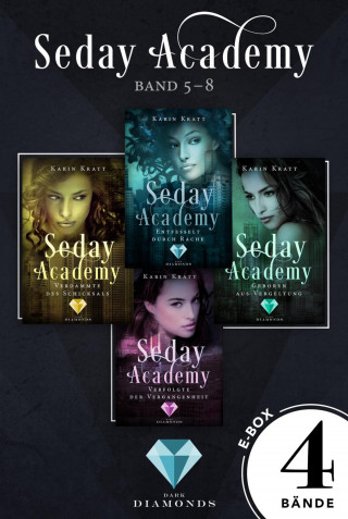 Karin Kratt: Sammelband der erfolgreichen Fantasy-Serie »Seday Academy« Band 5-8 (Seday Academy)