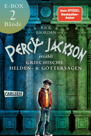 Rick Riordan: Percy Jackson erzählt: Griechische Heldensagen und Göttersagen unterhaltsam erklärt – Band 1+2 in einer E-Box!