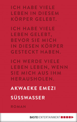 Akwaeke Emezi: Süßwasser