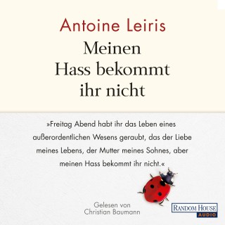 Antoine Leiris: Meinen Hass bekommt ihr nicht