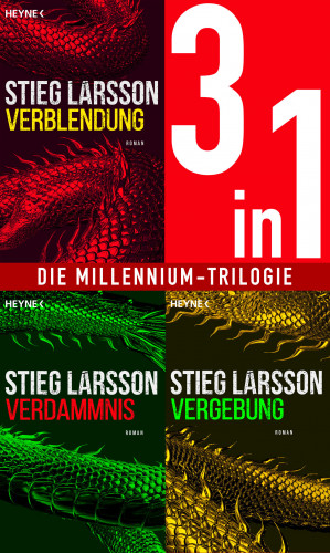 Stieg Larsson: Die Millennium-Saga 1-3: Verblendung / Verdammnis / Vergebung (3in1-Bundle)