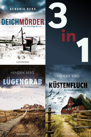 Hendrik Berg: Die Nordsee-Krimi-Reihe mit Theo Krumme: Deichmörder / Lügengrab / Küstenfluch