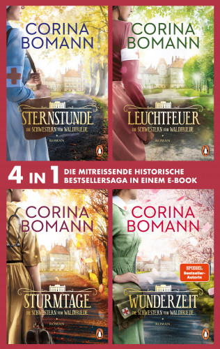 Corina Bomann: Die Waldfriede Saga Band: Sternstunde, Leuchtfeuer, Sturmtage, Wunderzeit (4in1 Bundle) -