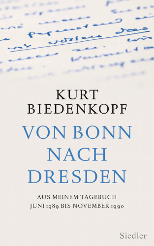 Kurt H. Biedenkopf: Von Bonn nach Dresden