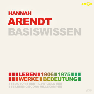 Bert Alexander Petzold: Hannah Arendt (1906-1975) Basiswissen - Leben, Werk, Bedeutung (Ungekürzt)