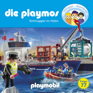 Simon X. Rost, Florian Fickel: Die Playmos - Das Original Playmobil Hörspiel, Folge 77: Schmuggler im Hafen