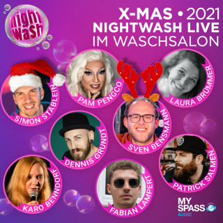 Simon Stäblein, Sven Bensmann, Laura Brümmer, Patrick Salmen, Fabian Lampert, Karo Benndorf, Pam Pengco, Dennis Grundt: NightWash Live, Xmas 2021