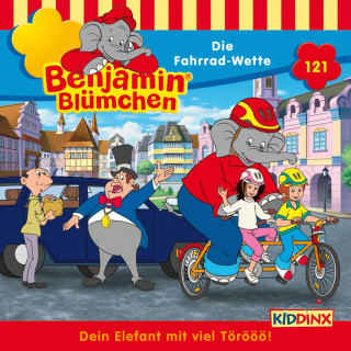 Vincent Andreas: Benjamin Blümchen, Folge 121: Die Fahrrad-Wette