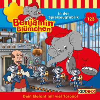 Vincent Andreas: Benjamin Blümchen, Folge 123: Benjamin in der Spielzeugfabrik