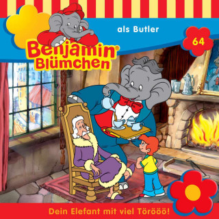 Elfie Donnelly, Ulli Herzog: Benjamin Blümchen, Folge 64: Benjamin als Butler