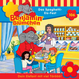 Elfie Donnelly: Benjamin Blümchen, Folge 106: Das Spaghetti-Eis-Fest