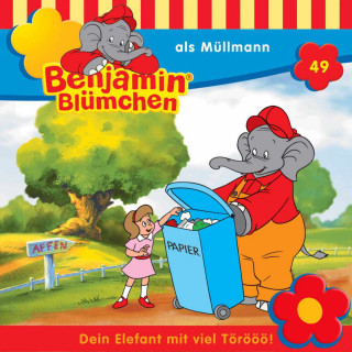 Elfie Donnelly: Benjamin Blümchen, Folge 49: Benjamin als Müllmann