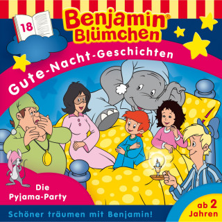Vincent Andreas: Benjamin Blümchen, Gute-Nacht-Geschichten, Folge 18: Die Pyjama-Party