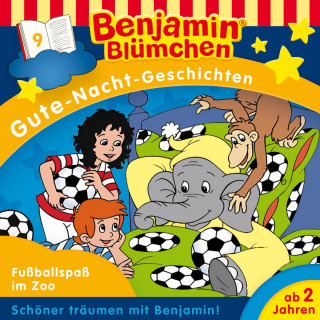 Vincent Andreas: Benjamin Blümchen, Gute-Nacht-Geschichten, Folge 9: Fußballspaß im Zoo