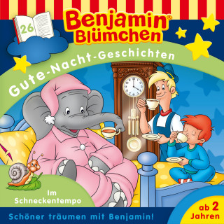Vincent Andreas: Benjamin Blümchen, Gute-Nacht-Geschichten, Folge 26: Im Schneckentempo