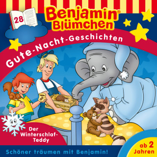 Vincent Andreas: Benjamin Blümchen, Gute-Nacht-Geschichten, Folge 28: Der Winterschlaf-Teddy