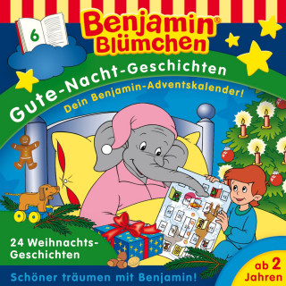 Klaus-P. Weigand: Benjamin Blümchen, Gute-Nacht-Geschichten, Folge 6: 24 Weihnachtsgeschichten (Ungekürzt)