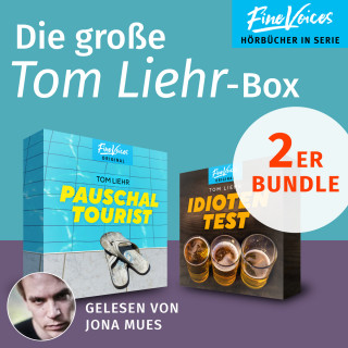 Tom Liehr: Die große Tom Liehr-Box - Idiotentest + Pauschaltourist (ungekürzt)