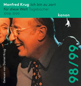 Manfred Krug: Ich bin zu zart für diese Welt - Tagebücher 1998 - 1999 (Ungekürzt)