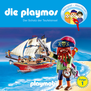 Simon X. Rost, Florian Fickel: Die Playmos - Das Original Playmobil Hörspiel, Folge 1: Der Schatz der Teufelsinsel