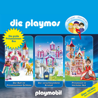 Simon X. Rost, David Bredel, Florian Fickel: Die Playmos - Das Original Playmobil Hörspiel, Die große Prinzessinnen-Box, Folgen 34, 63, 81