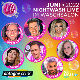 Simon Stäblein, Sven Bensmann, Nicolette, Pam Pengco, Kay Ray, Tobias Born, Annika Lara: NightWash Live - Cologne Pride Special, Juni 2022