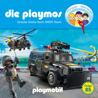Christoph Dittert, Björn Berenz, Florian Fickel: Die Playmos - Das Original Playmobil Hörspiel, Folge 85: Dreiste Diebe beim SWAT-Team