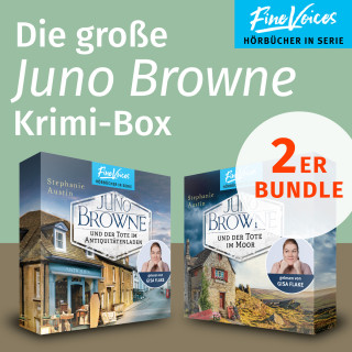 Stephanie Austin: Die große Juno Browne Krimi-Box - Juno Browne und der Tote im Antiquitätenladen + Juno Browne und der Tote im Moor (ungekürzt)