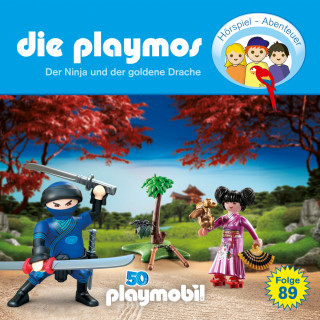 David Bredel, Florian Fickel: Die Playmos - Das Original Playmobil Hörspiel, Folge 89: Der Ninja und der goldene Drache