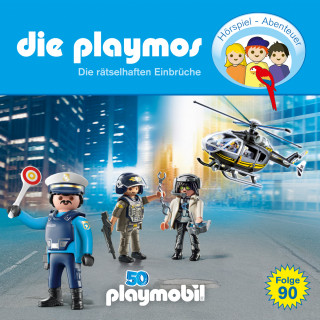 Christoph Dittert, Björn Berenz, Florian Fickel: Die Playmos - Das Original Playmobil Hörspiel, Folge 90: Die rätselhaften Einbrüche