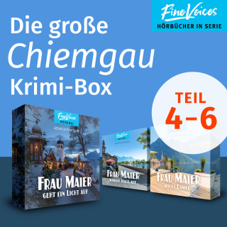 Jessica Kremser: Die große Chiemgau Krimi-Box - Teil 4-6: Frau Maier wirbelt Staub auf + Frau Maier macht Dampf + Frau Maier geht ein Licht auf (ungekürzt)