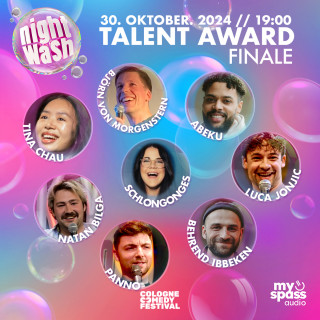 Ben Schafmeister, Behrend Ibbeken, Natan Bilga, Tina Chau, Abeku, Luca Jonjic, Schlongonges, Björn von Morgenstern, Panno: NightWash Live, Talent Award 2024