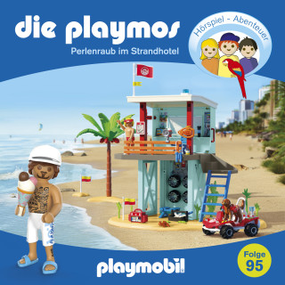 David Bredel, Florian Fickel: Die Playmos, Folge 95: Perlenraub im Strandhotel (Das Original Playmobil Hörspiel)