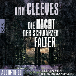 Ann Cleeves: Die Nacht der schwarzen Falter - Vera Stanhope ermittelt, Band 6 (ungekürzt)