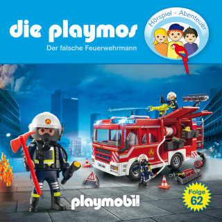 David Bredel, Florian Fickel: Die Playmos - Das Original Playmobil Hörspiel, Folge 62: Der falsche Feuerwehrmann