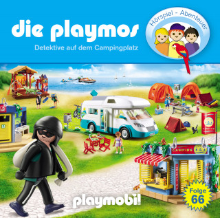 David Bredel, Florian Fickel: Die Playmos - Das Original Playmobil Hörspiel, Folge 66: Detektive auf dem Campingplatz