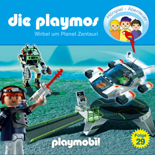 Simon X. Rost, Florian Fickel: Die Playmos - Das Original Playmobil Hörspiel, Folge 29: Wirbel um Planet Zentauri